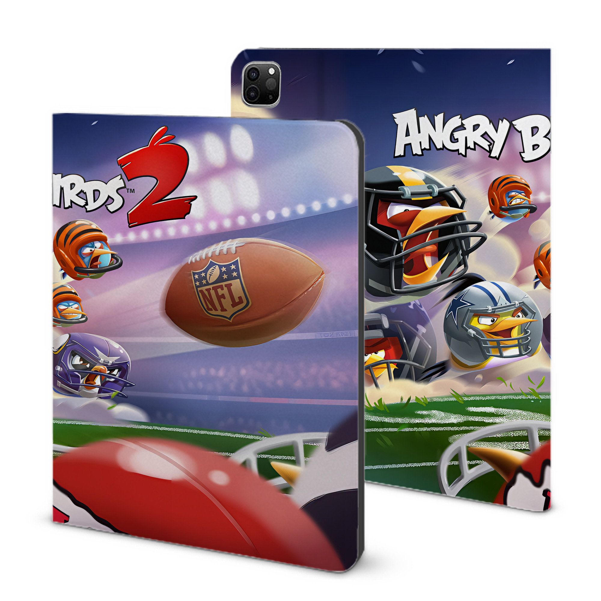 （画像用） Angry Birds アングリーバード IPad ケース ブック型 PUレザー TPU 耐衝撃 軽量 薄型 ペン収納なし 全面保護 IPad 各モデル対応